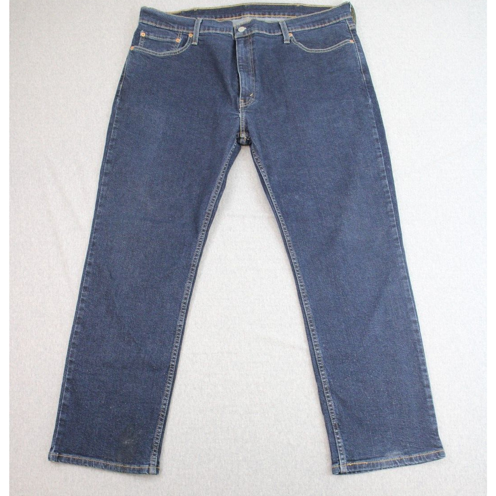 Levis 514 Jeans Men‎ 40 X 30 Blue Denim Cotton Blend Stretch Straight Leg